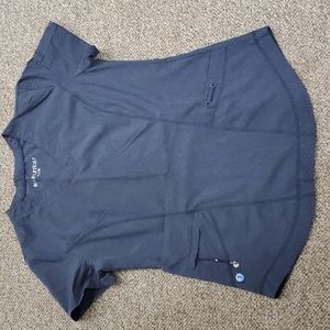 Scrubletics  Gray Scrub Top NWOT